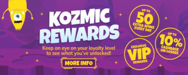 kozmo casino bonus
