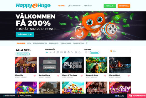 HappyHugo nätcasino
