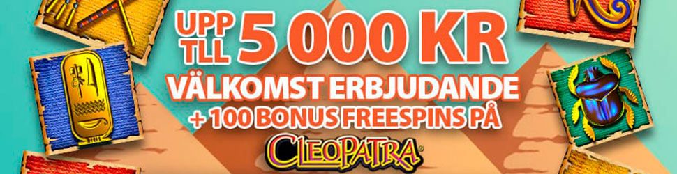 Cloud Casino välkomstbonus upp till 5 000 kr och 100 free spins