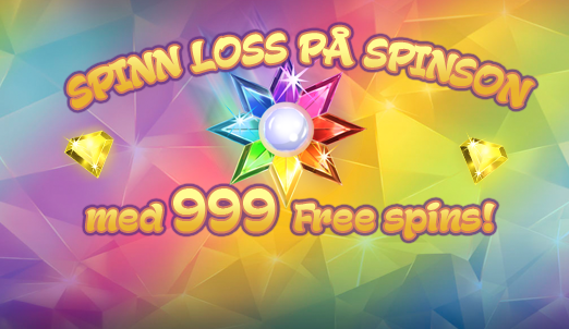 Spinson free spins ger dig 999 frisnurr