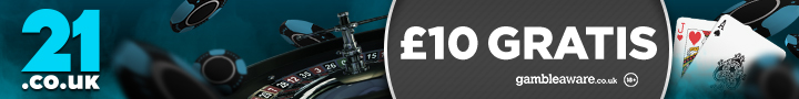 21 UK Nätcasino gratis pengar