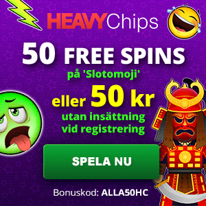 Hämta hos Heavy Chips nätcasino gratis free spins