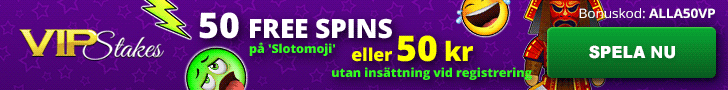 Vip Stakes nätcasino 50 gratis free spins