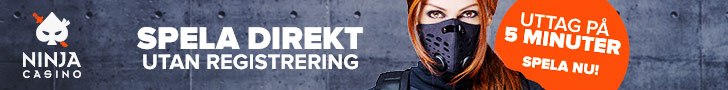 Ninja casino snabbt nätcasino - spela utan registrering