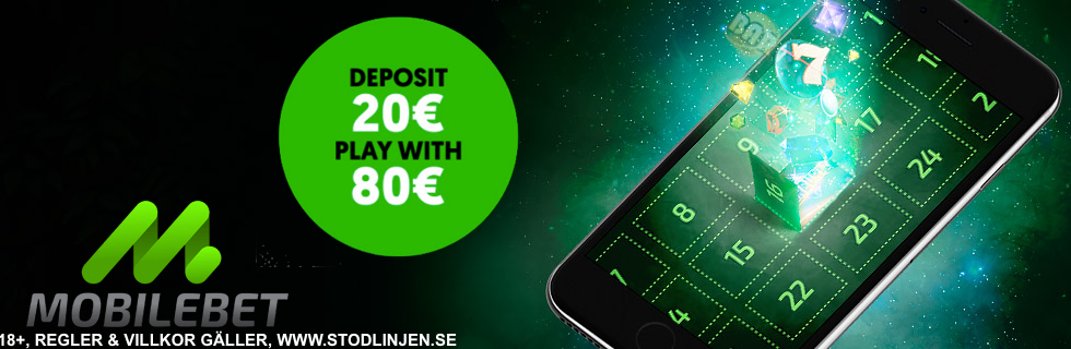Mobilebet nätcasino uttag och insättning